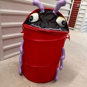 Cute Ladybug Pop Up Toy Storage Bin Hamper Organizer Kids Playroom Laundry Bin